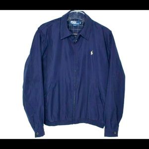Polo Ralph Lauren navy blue full zip bi-swing mens jacket size 3X